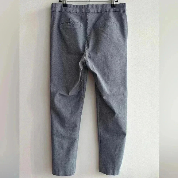 Emma & Olivia Black and White Houndstooth Print Cropped Ankle Pants, Size Small - Picture 11 of 15